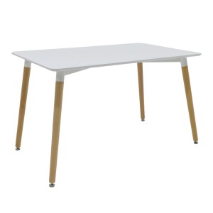 pak-200-001297-4 ΤΡΑΠΕΖΑΡΙΑ NATALI-NOOR PAKOWORLD ΣΕΤ 5ΤΕΜ MDF ΛΕΥΚΟ-ΜΠΕΖ ΥΦΑΣΜΑ 120X80X76ΕΚ