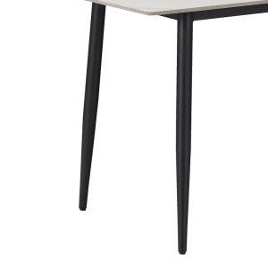 pak-200-001303-7 ΤΡΑΠΕΖΑΡΙΑ GUSTAS-GISELLE PAKOWORLD ΣΕΤ 5ΤΕΜ ΛΕΥΚΟ ΜΑΡΜΑΡΟΥ-ΓΚΡΙ ΒΕΛΟΥΔΟ 120X80X76ΕΚ
