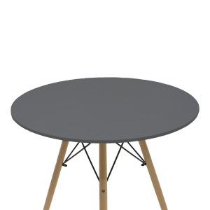 pak-200-001304-6 ΤΡΑΠΕΖΑΡΙΑ GUSTAS-LUCIANO I PAKOWORLD ΣΕΤ 5ΤΕΜ ΛΕΥΚΟ ΜΑΡΜΑΡΟΥ SINTERED STONE-ΑΝΘΡΑΚΙ ΥΦΑΣΜΑ 120X60X75ΕΚ