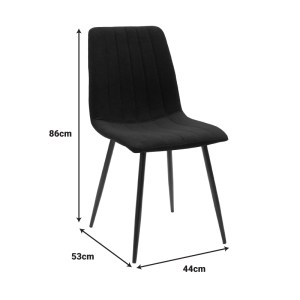 pak-200-001415-7 ΤΡΑΠΕΖΑΡΙΑ NATALI-NOOR PAKOWORLD ΣΕΤ 5ΤΕΜ  MDF ΜΑΥΡΟ-ΠΟΔΙΑ ΦΥΣΙΚΟ 120X80X76ΕΚ