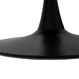 pak-200-001425-7 ΤΡΑΠΕΖΑΡΙΑ BALOU-NOOR PAKOWORLD ΣΕΤ 5ΤΕΜ MDF ΜΑΥΡΟ-ΥΦΑΣΜΑ ΜΑΥΡΟ Φ120X73ΕΚ