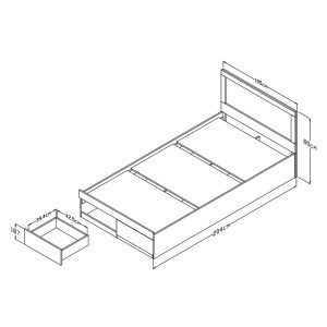 pak-200-001445-3 ΣΕΤ ΚΡΕΒΑΤΟΚΑΜΑΡΑΣ OLYMPUS SONOMA ΜΕ ΚΡΕΒΑΤΙ 100X200ΕΚ ΣΕΤ 3ΤΕΜ