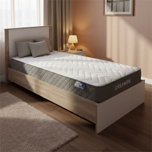 pak-200-001456 ΚΡΕΒΑΤΙ ΜΕ ΣΤΡΩΜΑ ATHOS-DREAMER PAKOWORLD SONOMA-ΛΕΥΚΟ 90X190ΕΚ