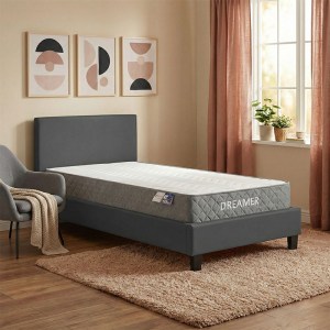 pak-200-001464 ΚΡΕΒΑΤΙ ΜΕ ΣΤΡΩΜΑ NEVIL-DREAMER PAKOWORLD ΥΦΑΣΜΑ ΑΝΘΡΑΚΙ-ΜΑΥΡΟ ΠΟΔΙ 90X190ΕΚ