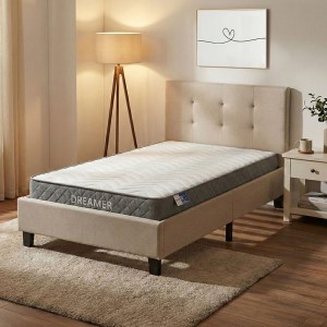 pak-200-001468 ΚΡΕΒΑΤΙ ΜΕ ΣΤΡΩΜΑ MAGO-DREAMER PAKOWORLD ΥΦΑΣΜΑ ΕΚΡΟΥ 100X200ΕΚ
