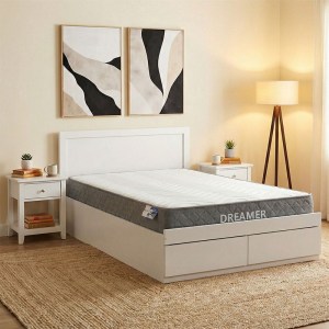 pak-200-001508 ΚΡΕΒΑΤΙ ΜΕ ΣΤΡΩΜΑ ΚΑΙ ΣΥΡΤΑΡΙ OLYMPUS-DREAMER PAKOWORLD ΛΕΥΚΟ 120X200ΕΚ