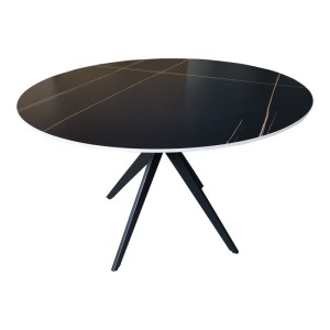pak-200-001558-1 ΤΡΑΠΕΖΑΡΙΑ ΜΕ ΚΑΡΕΚΛΕΣ RENISH ΛΕΥΚΗ ΚΑΙ ΤΡΑΠΕΖΙ ORBITAL ΜΑΥΡΟ Φ120X76ΕΚ ΣΕΤ 5ΤΕΜ