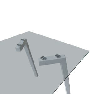 pak-200-001566-5 ΤΡΑΠΕΖΑΡΙΑ ΜΕ ΚΑΡΕΚΛΕΣ PARKER ΛΕΥΚΟ ΚΑΙ ΤΡΑΠΕΖΙ TITTA ΓΥΑΛΙ 120X70X75ΕΚ ΣΕΤ 5ΤΕΜ