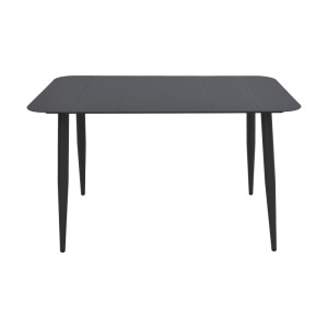 pak-200-001600-5 ΤΡΑΠΕΖΑΡΙΑ HEVEN VISTA PAKOWORLD ΣΕΤ 7ΤΕΜ ΜΑΥΡΟ ΑΛΟΥΜΙΝΙΟ 120X70X72ΕΚ