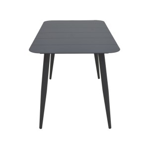 pak-200-001600-6 ΤΡΑΠΕΖΑΡΙΑ HEVEN VISTA PAKOWORLD ΣΕΤ 7ΤΕΜ ΜΑΥΡΟ ΑΛΟΥΜΙΝΙΟ 120X70X72ΕΚ