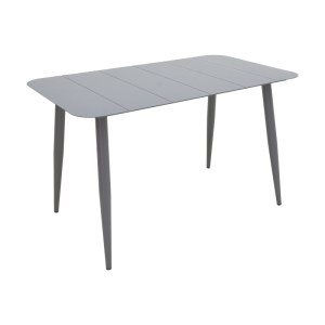 pak-200-001615-5 ΤΡΑΠΕΖΑΡΙΑ HEVEN VISTA PAKOWORLD ΣΕΤ 5ΤΕΜ ΑΝΘΡΑΚΙ ΑΛΟΥΜΙΝΙΟ 120X70X72ΕΚ