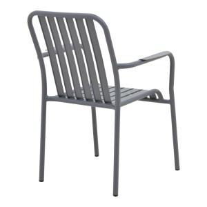 pak-200-001618-3 ΤΡΑΠΕΖΑΡΙΑ HEVEN VISTA PAKOWORLD ΣΕΤ 7ΤΕΜ ΑΝΘΡΑΚΙ ΑΛΟΥΜΙΝΙΟ 150X80X72ΕΚ