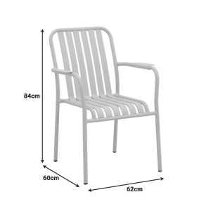 pak-200-001618-8 ΤΡΑΠΕΖΑΡΙΑ HEVEN VISTA PAKOWORLD ΣΕΤ 7ΤΕΜ ΑΝΘΡΑΚΙ ΑΛΟΥΜΙΝΙΟ 150X80X72ΕΚ