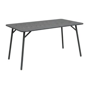 pak-200-001681-2 ΤΡΑΠΕΖΑΡΙΑ MORAJA FEDERAL PAKOWORLD ΣΕΤ 5ΤΕΜ ΜΑΥΡΟ ΜΕΤΑΛΛΟ 140X80X72ΕΚ