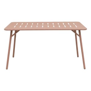 pak-200-001686-3 ΤΡΑΠΕΖΑΡΙΑ MORAJA DERABY PAKOWORLD ΣΕΤ 5ΤΕΜ TERRACOTTA ΜΕΤΑΛΛΟ 140X80X72ΕΚ