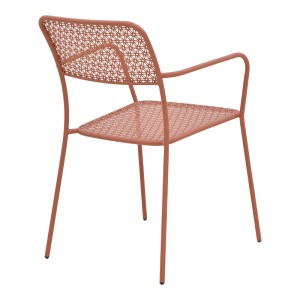 pak-200-001687-5 ΤΡΑΠΕΖΑΡΙΑ MORAJA FEDERAL PAKOWORLD ΣΕΤ 5ΤΕΜ TERRACOTTA ΜΕΤΑΛΛΟ 140X80X72ΕΚ