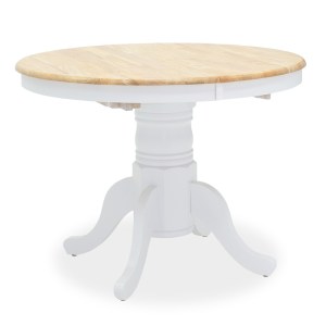 pak-200-001710-5 ΤΡΑΠΕΖΑΡΙΑ DALLAN LARS PAKOWORLD 5ΤΕΜ ΛΕΥΚΟ ΜΕ ΦΥΣΙΚΗ ΑΠΟΧΡΩΣΗ RUBBERWOOD Φ100(+38)X100X75ΕΚ