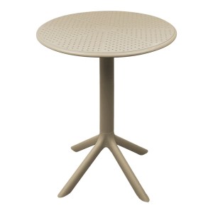 pak-200-001851-2 ΤΡΑΠΕΖΑΡΙΑ MERCON ZOI PAKOWORLD ΣΕΤ 3ΤΕΜ CAPPUCCINO PP Φ60X75ΕΚ