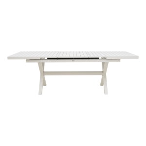 pak-200-001861-5 ΤΡΑΠΕΖΑΡΙΑ DAGYN NOEVO PAKOWORLD ΣΕΤ 7ΤΕΜ ΛΕΥΚΟ ΑΛΟΥΜΙΝΙΟ ΜΕ PE ΣΧΟΙΝΙ ΣΕ ΦΥΣΙΚΗ ΑΠΟΧΡΩΣΗ 180-240X90X76ΕΚ