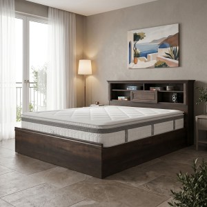 pak-200-001878 ΚΡΕΒΑΤΙ ΜΕ ΣΤΡΩΜΑ MOZART UTOPIA PAKOWORLD ΚΑΡΥΔΙ 160X200ΕΚ