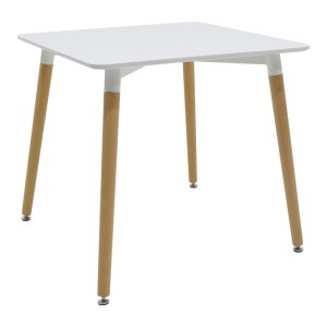 pak-200-002003-2 ΤΡΑΠΕΖΑΡΙΑ ΜΕ ΠΟΛΥΘΡΟΝΕΣ EZRA CAPPUCCINO ΚΑΙ ΤΡΑΠΕΖΙ NATALI ΛΕΥΚΟ 80X80X76ΕΚ ΣΕΤ 5ΤΕΜ