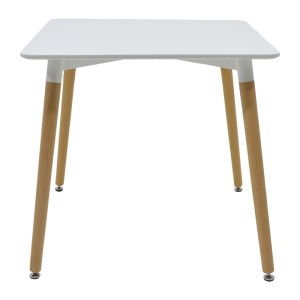 pak-200-002003-3 ΤΡΑΠΕΖΑΡΙΑ ΜΕ ΠΟΛΥΘΡΟΝΕΣ EZRA CAPPUCCINO ΚΑΙ ΤΡΑΠΕΖΙ NATALI ΛΕΥΚΟ 80X80X76ΕΚ ΣΕΤ 5ΤΕΜ