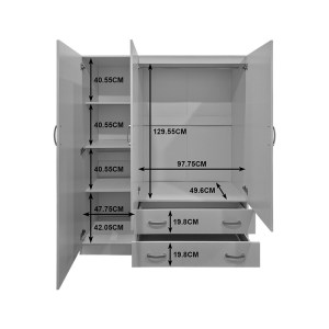 pak-200-002083-5 ΝΤΟΥΛΑΠΑ ΤΡΙΦΥΛΛΗ ΜΕ ΠΑΤΑΡΙ ALVIA PAKOWORLD SONOMA ΜΕ ΑΝΘΡΑΚΙ 150X51X240ΕΚ