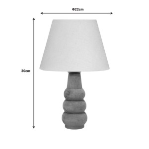 pak-202-000128-2 ΕΠΙΤΡΑΠΕΖΙΟ ΦΩΤΙΣΤΙΚΟ CABINI PAKOWORLD ΞΥΛΟ ΚΑΙ ΥΦΑΣΜΑ ΣΕ ΚΡΕΜ ΧΡΩΜΑ 22X22X30ΕΚ