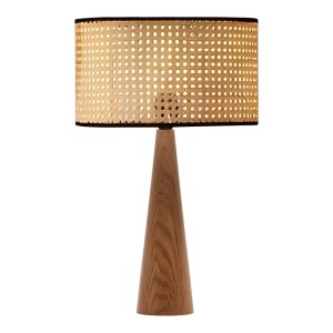 pak-202-000130 ΕΠΙΤΡΑΠΕΖΙΟ ΦΩΤΙΣΤΙΚΟ RETROA PAKOWORLD ΞΥΛΟ ΚΑΙ PE RATTAN ΣΕ ΦΥΣΙΚΟ ΧΡΩΜΑ Φ24X38ΕΚ