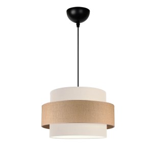 pak-202-000148 ΦΩΤΙΣΤΙΚΟ ΟΡΟΦΗΣ FOZY PAKOWORLD ΥΦΑΣΜΑ ΣΕ ΚΡΕΜΑ-ΦΥΣΙΚΟ ΑΠΟΧΡΩΣΗ Φ30X22ΕΚ
