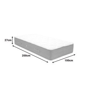 pak-207-000035-1 ΣΤΡΩΜΑ SLEEPY PAKOWORLD BONNEL SPRING ΔΙΠΛΗΣ ΟΨΗΣ 27CM 100X200ΕΚ