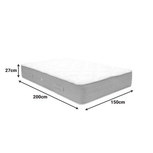 pak-207-000037-1 ΣΤΡΩΜΑ SLEEPY PAKOWORLD BONNEL SPRING ΔΙΠΛΗΣ ΟΨΗΣ 27CM 150X200ΕΚ