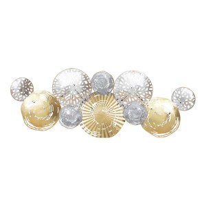 pak-209-000013 ΔΙΑΚΟΣΜΗΤΙΚΟ ΤΟΙΧΟΥ DILLE INART ΜΕΤΑΛΛΟ ΠΟΛΥΧΡΩΜΟ 114.9X4.4X43.2ΕΚ