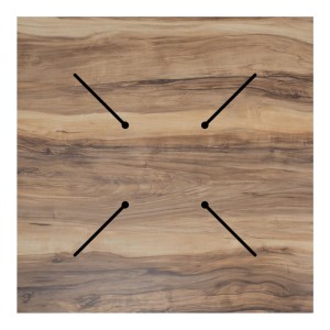 pak-215-000012-1 ΕΠΙΦΑΝΕΙΑ ΤΡΑΠΕΖΙΟΥ NOBLE PAKOWORLD HPL ΚΑΡΥΔΙ 69X69ΕΚ ΠΑΧΟΥΣ 12MM