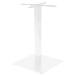 pak-217-000037 ΒΑΣΗ ΤΡΑΠΕΖΙΟΥ BAR STOFAN PAKOWORLD ΜΕΤΑΛΛΙΚΗ ΛΕΥΚΟ 45X45X108ΕΚ