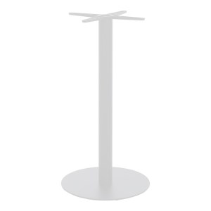 pak-217-000041 ΒΑΣΗ ΤΡΑΠΕΖΙΟΥ CLOSET PAKOWORLD ΜΕΤΑΛΛΙΚΗ ΛΕΥΚΗ Φ40X108ΕΚ