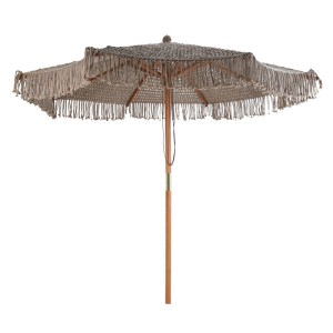 pak-218-000008 ΟΜΠΡΕΛΑ ΕΠΑΓΓΕΛΜΑΤΙΚΗ RENNY PAKOWORLD ΜΠΕΖ ΜΑΚΡΑΜΕ-ΞΥΛΟ ΟΞΙΑΣ Φ2.5M