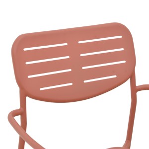 pak-218-000045-6 ΠΟΛΥΘΡΟΝΑ DERABY PAKOWORLD ΣΤΟΙΒΑΖΟΜΕΝΗ TERRACOTTA ΜΕΤΑΛΛΟ 56X45.5X83ΕΚ