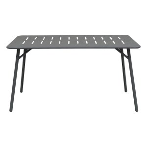 pak-218-000049-1 ΤΡΑΠΕΖΙ MORAJA PAKOWORLD ΜΑΥΡΟ ΜΕΤΑΛΛΟ 140X80X72ΕΚ