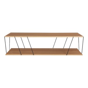 pak-225-000023-2 ΤΡΑΠΕΖΙ ΣΑΛΟΝΙΟΥ TARS PAKOWORLD SONOMA-ΜΑΥΡΟ 120X50X30ΕΚ