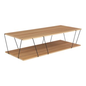 pak-225-000023 ΤΡΑΠΕΖΙ ΣΑΛΟΝΙΟΥ TARS PAKOWORLD SONOMA-ΜΑΥΡΟ 120X50X30ΕΚ