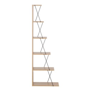 pak-225-000026-2 ΒΙΒΛΙΟΘΗΚΗ MINI TARS PAKOWORLD SONOMA-ΜΑΥΡΟ 50X22X150ΕΚ