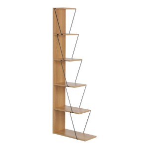 pak-225-000026 ΒΙΒΛΙΟΘΗΚΗ MINI TARS PAKOWORLD SONOMA-ΜΑΥΡΟ 50X22X150ΕΚ