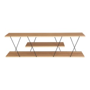 pak-225-000029-3 ΕΠΙΠΛΟ ΤΗΛΕΟΡΑΣΗΣ TARS PAKOWORLD SONOMA-ΜΑΥΡΟ 120X30X33ΕΚ