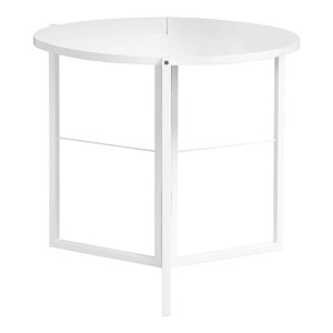 pak-225-000059 ΤΡΑΠΕΖΙ TALEN PAKOWORLD ΣΕ ΛΕΥΚΗ ΑΠΟΧΡΩΣΗ Φ80X74ΕΚ