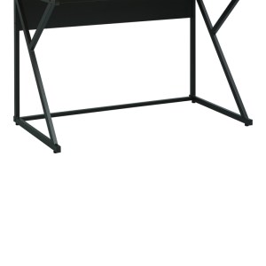 pak-225-000088-2 ΓΡΑΦΕΙΟ ΕΡΓΑΣΙΑΣ SPACO PAKOWORLD ΣΕ ΦΥΣΙΚΗ ΑΠΟΧΡΩΣΗ - ΜΑΥΡΑ ΜΕΤΑΛΛΙΚΑ ΠΟΔΙΑ 123X61.5X100.5ΕΚ