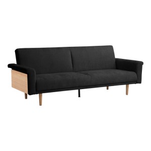 pak-225-000089-1 ΚΑΝΑΠΕΣ-ΚΡΕΒΑΤΙ FLEXO PAKOWORLD ΥΦΑΣΜΑ ΑΝΘΡΑΚΙ 220X84.5X82ΕΚ
