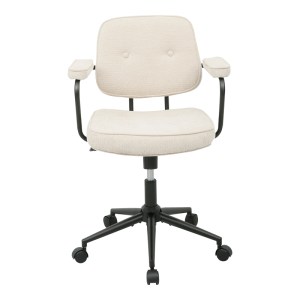 pak-225-000092-4 ΚΑΡΕΚΛΑ ΓΡΑΦΕΙΟΥ LEBERTA PAKOWORLD ΜΠΕΖ ΥΦΑΣΜΑ 64X63,5X86-96ΕΚ