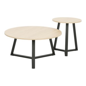 pak-225-000096-2 ΒΟΗΘΗΤΙΚΟ ΤΡΑΠΕΖΙ BERTON PAKOWORLD ΣΕ ΦΥΣΙΚΗ ΑΠΟΧΡΩΣΗ ΜΕ ΜΑΥΡΟ ΜΕΤΑΛΛΟ Φ45X52ΕΚ