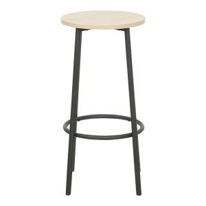 pak-225-000103-3 ΣΕΤ ΤΡΑΠΕΖΙ ΜΠΑΡ ARZO PAKOWORLD 5ΤΕΜ ΣΕ ΦΥΣΙΚΗ ΑΠΟΧΡΩΣΗ ΜΕ ΜΑΥΡΟ ΜΕΤΑΛΛΟ 100X60X86ΕΚ